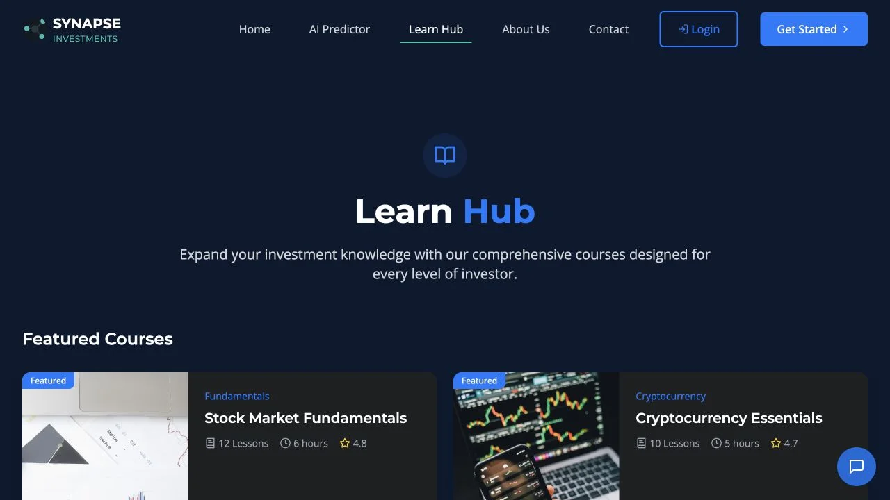 Synapse Investments walkthrough preview